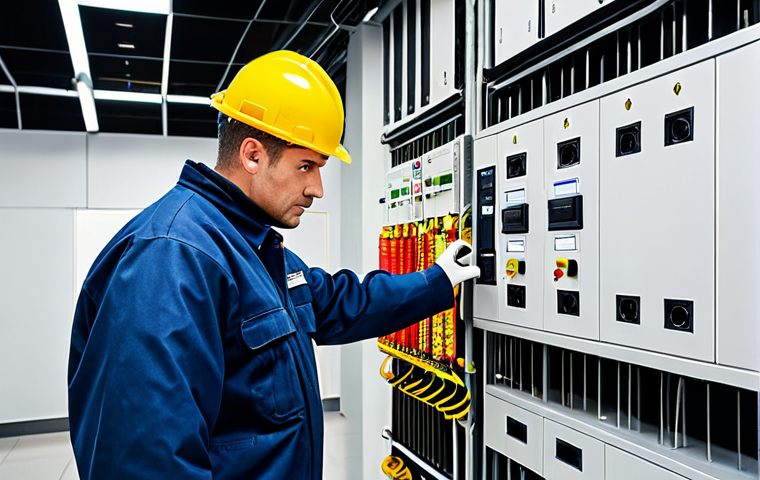 화재안전관리기술자의 주요 직무 분석 - Fire Safety Inspection**

"A fire safety technician in professional attire, inspecting electrical wi...