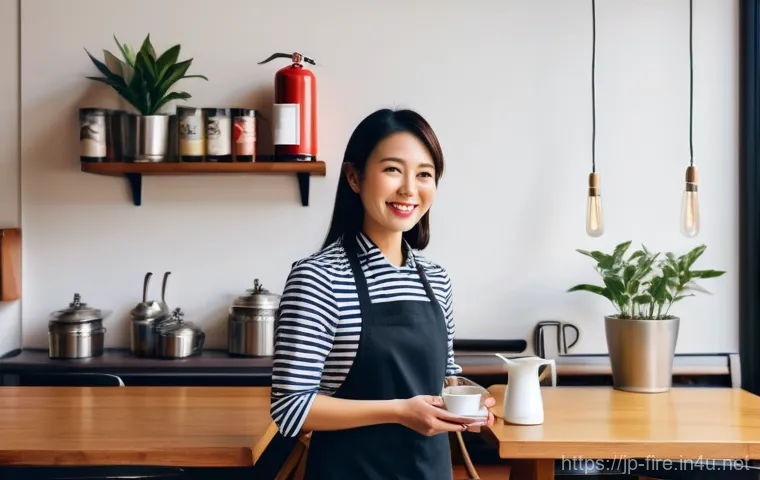 화재안전관리 실무와 관련된 최신 법령 요약 - Prompt 1: Vigilant Cafe Owner with Fire Extinguisher** 화재안전관리 실무와 관련된 최신 법령 요약 - Prompt 1: Vigilant Cafe Owner with Fire Extinguisher**