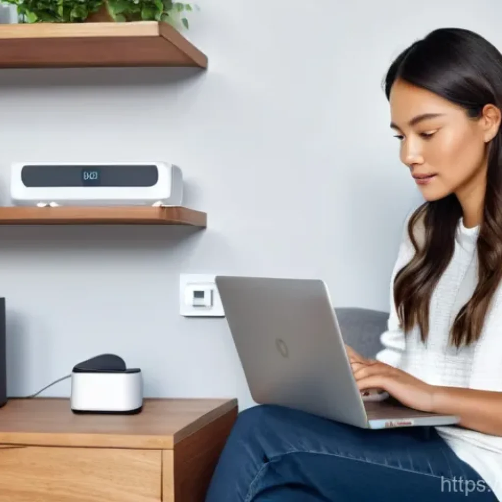 화재안전관리 실무와 관련된 주요 법령 요약 - **Smart Home Safety & Lithium-ion Batteries:**
    A contemporary, well-lit living room. A woman in ...