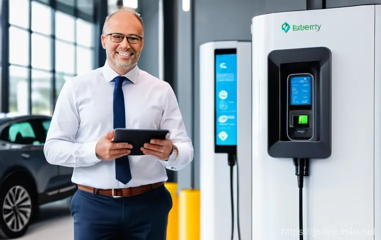 화재안전관리기술자 직무교육 및 연수 일정 - **Prompt:** A highly professional and focused fire safety manager, dressed in neat business attire (...