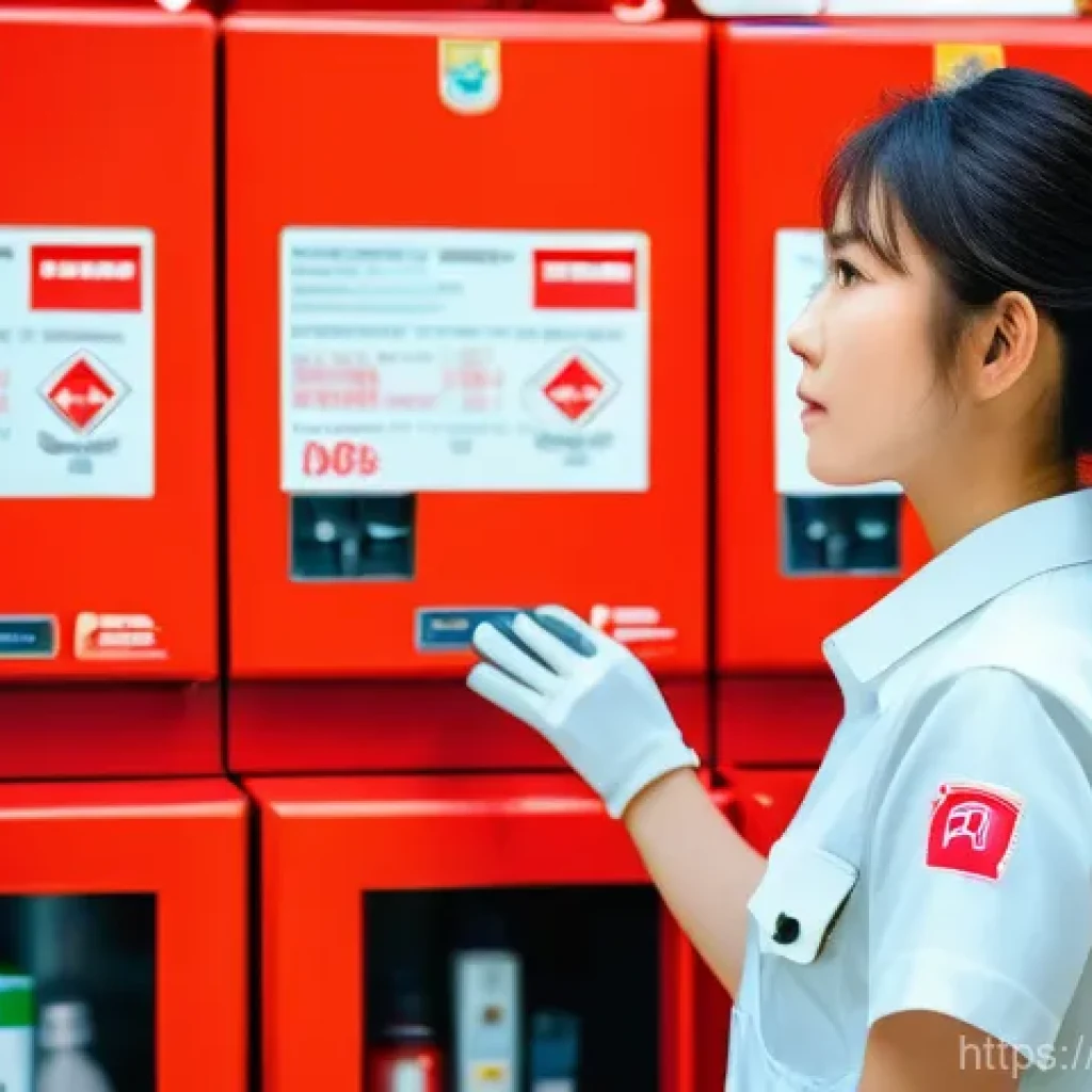 화재안전관리기술자의 직업 만족도 - **Prompt 1: Unsung Hero in a Bustling Public Space**
    A wide, cinematic shot of a young Japanese ...