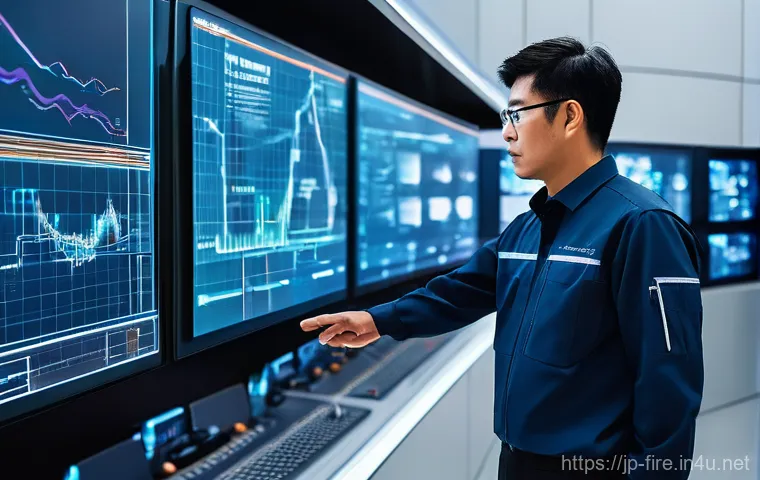 화재안전관리기술자의 직업 만족도 - **Prompt 1: Unsung Hero in a Bustling Public Space**
    A wide, cinematic shot of a young Japanese ...